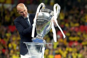 zidane con la champions